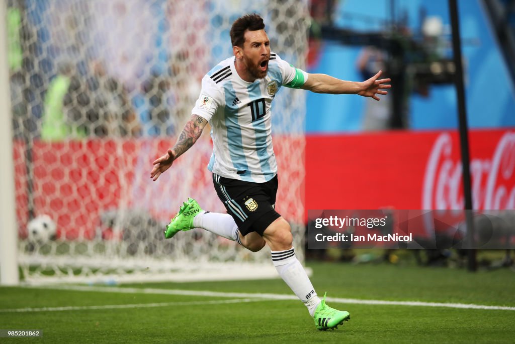 Nigeria v Argentina: Group D - 2018 FIFA World Cup Russia