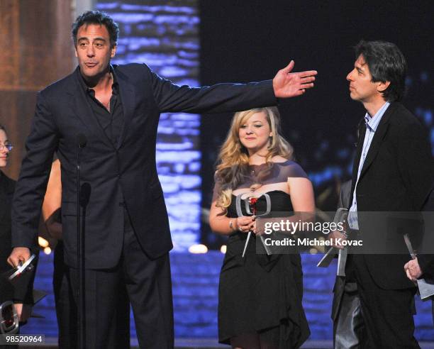 The cast of 'Everybody Loves Raymond' including Brad Garrett, Madylin Sweeten, and Ray Romano are honored at the 8th Annual TV Land Awards at Sony...