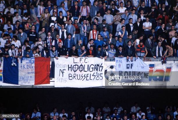 Of Boulogne during the match between Paris Saint Germain and Toulouse played at Parc des Princes, France on June 5th, 1985