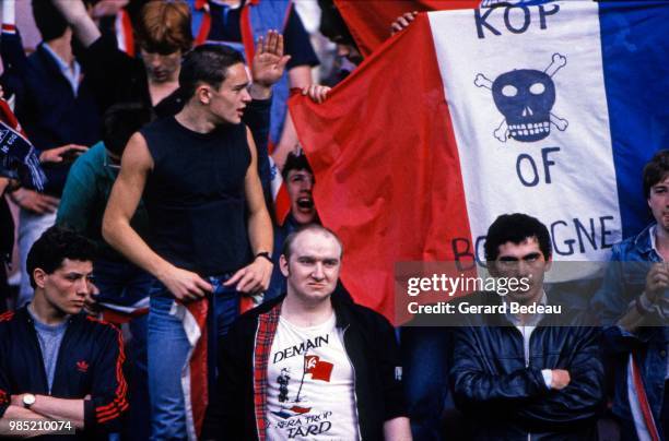 Of Boulogne during the match between Paris Saint Germain and Toulouse played at Parc des Princes, France on June 5th, 1985