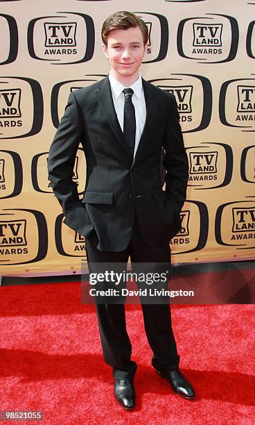 Actor Chris Colfer attends the 8th Annual TV Land Awards at Sony Studios on April 17, 2010 in Culver City, California.