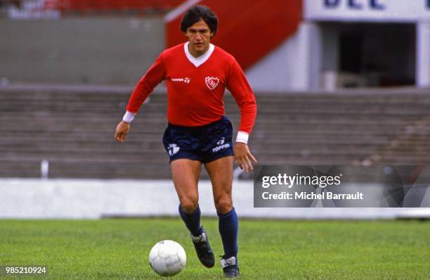 Jorge Burruchaga during a photo session at Avellaneda, Argentina on September 4th, 1985.