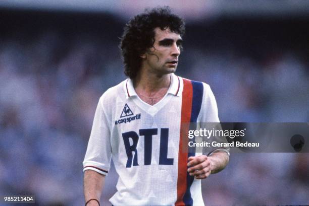 Dominique Rocheteau of Paris Saint Germain during the match between Paris Saint Germain and Toulouse played at Parc des Princes, France on June 5th,...