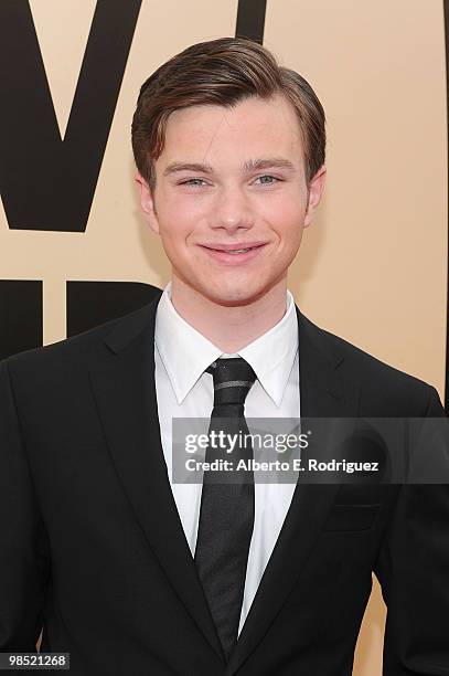 Actor Chris Colfer arrives at the 8th Annual TV Land Awards at Sony Studios on April 17, 2010 in Culver City, California.