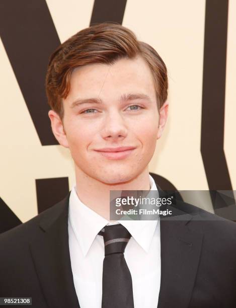 Chris Colfer arrives to the 8th Annual TV Land Awards held at Sony Pictures Studios on April 17, 2010 in Culver City, California.
