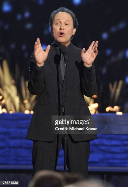 Actor Billy Crystal presents at the 8th Annual TV Land Awards at Sony Pictures Studios on April 17, 2010 in Culver City, California.