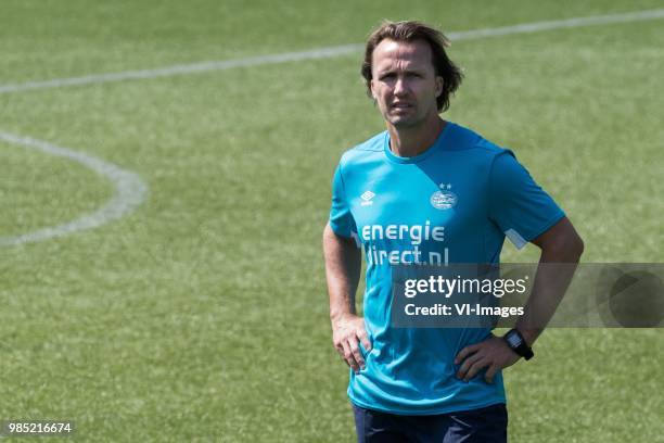 Striker trainert Boudewijn Zenden of PSV during a trainings session of PSV Eindhoven at the Herdgang on June 27, 2018 in Eindhoven, The Netherlands