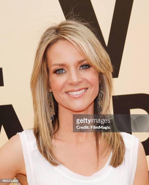 Jessalyn Gilsig arrives to the 8th Annual TV Land Awards held at Sony Pictures Studios on April 17, 2010 in Culver City, California.