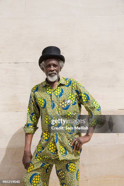 Glennford Griffiths at Windrush Square to celebrate the 70th anniversary of the arrival of the passenger liner, Empire Windrush, and the men and...