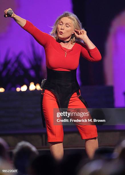 Recording artist Blondie performs during the Eighth annual TV Land Awards on April 17, 2010 in Culver City, California.