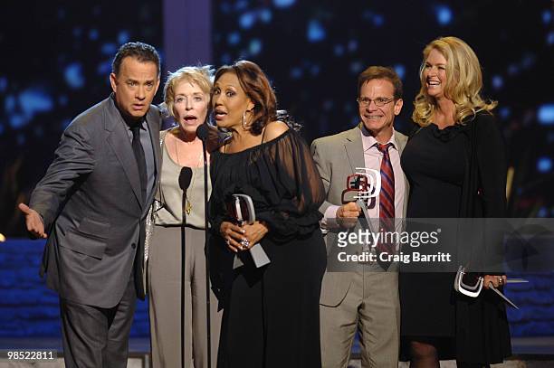 Tom Hanks, Peter Scolari, Donna Dixon, Telma Hopkins, Holland Taylor on stage at the 8th Annual TV Land Awards at Sony Studios on April 17, 2010 in...