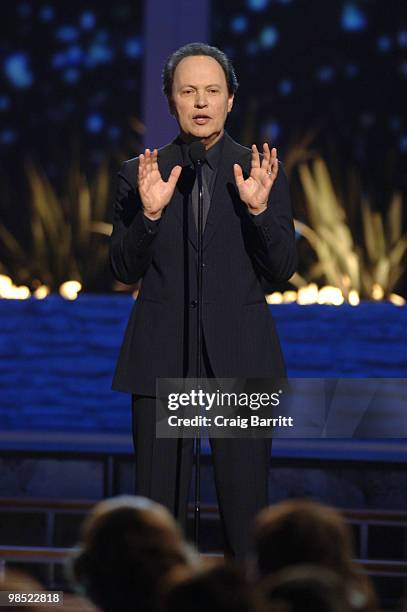 Billy Crystal on stage at the 8th Annual TV Land Awards at Sony Studios on April 17, 2010 in Los Angeles, California.