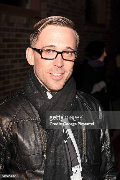 Ben Kowalewicz of Billy Talent attends Red Bull Heavy on the Right Coast party hosted by Drake at the Majestic Theatre on Saturday, April 17, 2010 in...