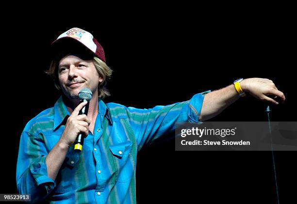 Comedian David Spade performs at Route 66 Casino�s Legends Theater on April 17th, 2010 in Albuquerque, New Mexico.