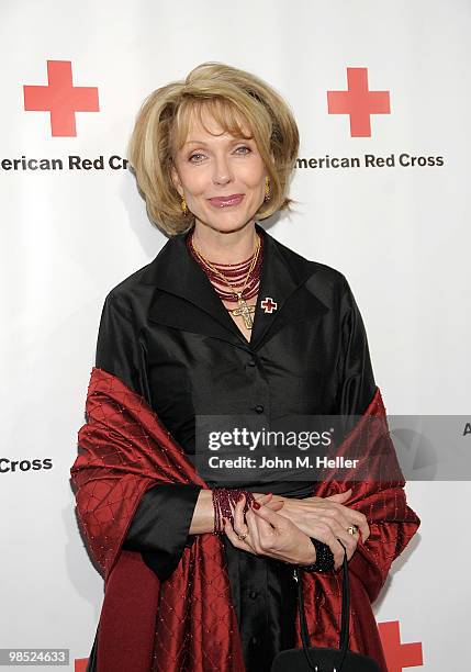 Actress Susan Blakely attends the Annual Red Cross of Santa Monica's Annual "Red Tie Affair" at the Fairmont Miramar Hotel on April 17, 2010 in Santa...