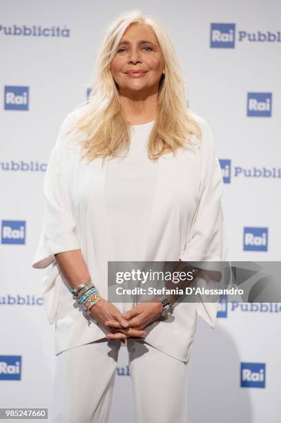 Mara Venier attends the Rai Show Schedule presentation on June 27, 2018 in Milan, Italy.