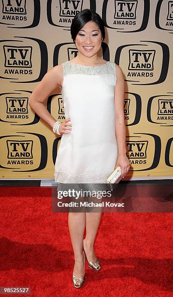 Actress Jenna Ushkowitz attends the 8th Annual TV Land Awards held at Sony Studios on April 17, 2010 in Culver City, California.