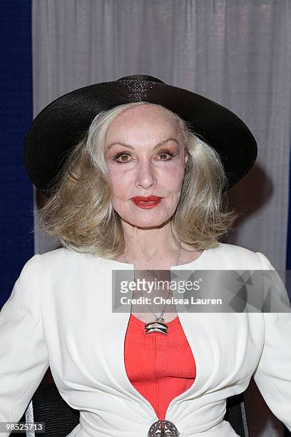 Actress Julie Newmar attends Wizard Entertainment's Comic Con Expo at Anaheim Convention Center on April 17, 2010 in Anaheim, California.