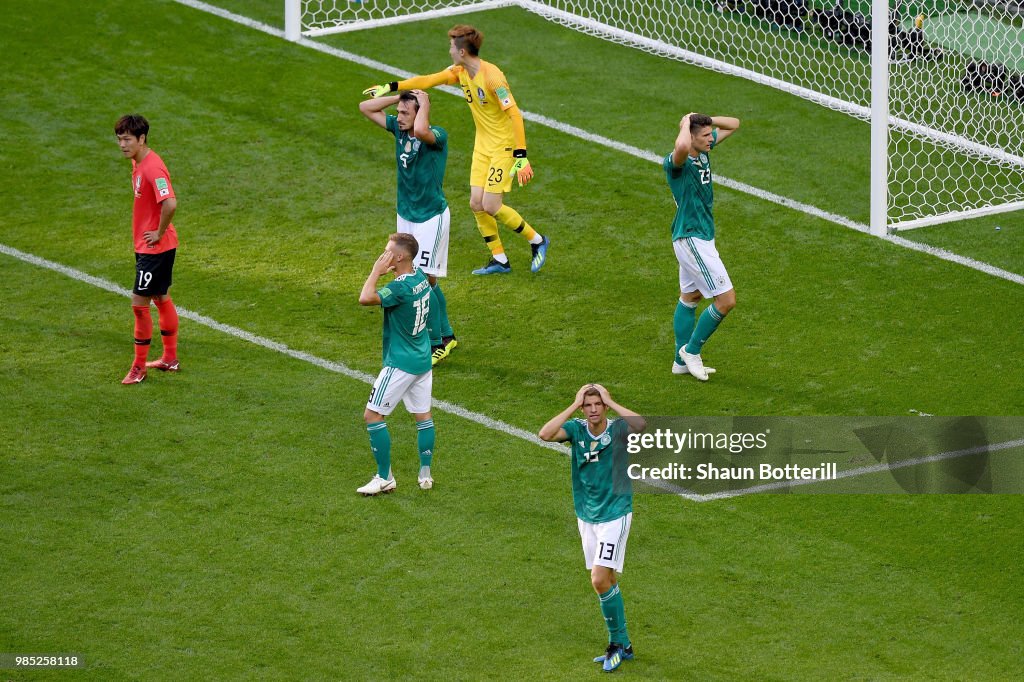 Korea Republic v Germany: Group F - 2018 FIFA World Cup Russia