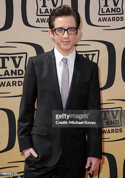 Actor Kevin McHale attends the 8th Annual TV Land Awards held at Sony Studios on April 17, 2010 in Culver City, California.