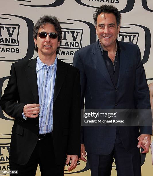 Actors Ray Romano and Brad Garrett attend the 8th Annual TV Land Awards held at Sony Studios on April 17, 2010 in Culver City, California.