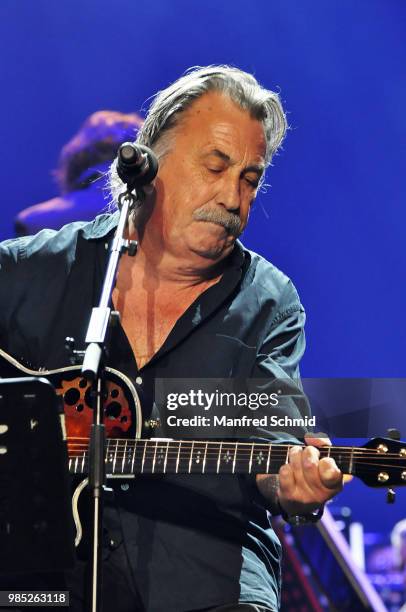 Gert Steinbaecker performs on stage during the 'Best of Austria meets Classic' Concert at Wiener Stadthalle on June 21, 2018 in Vienna, Austria. On...