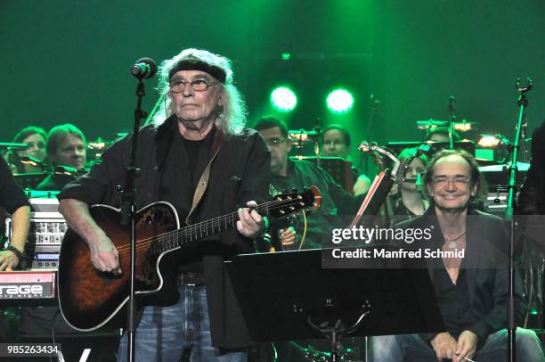 Schiffkowitz performs on stage during the 'Best of Austria meets Classic' Concert at Wiener Stadthalle on June 21, 2018 in Vienna, Austria. On the...