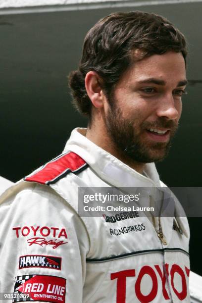 Actor Zachary Levi attends the Toyota Grand Prix Pro / Celebrity Race Day on April 17, 2010 in Long Beach, California.