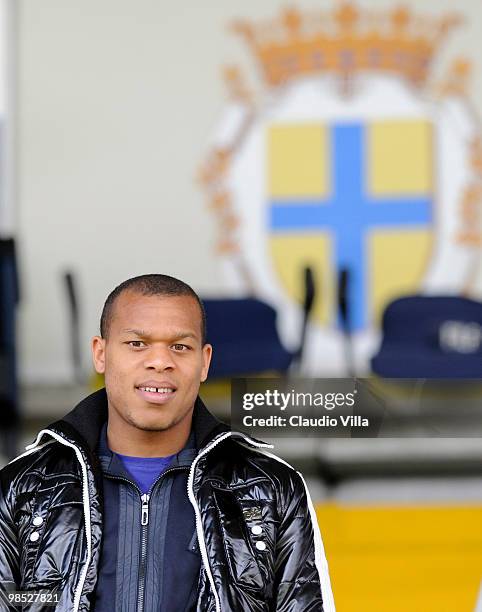 Jonathan Biabiany of Parma FC during the Serie A match between Parma FC and Genoa CFC at Stadio Ennio Tardini on April 18, 2010 in Parma, Italy.