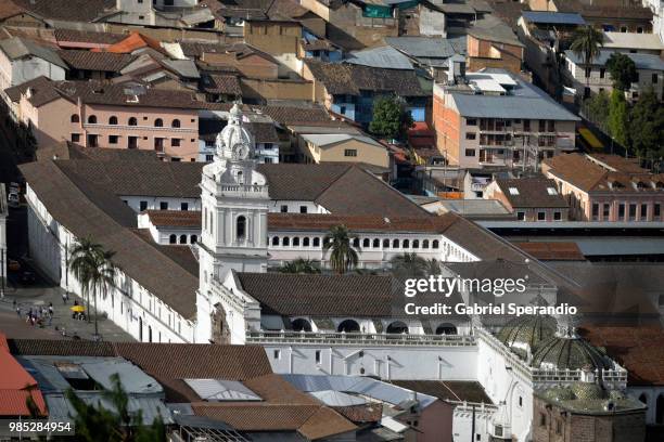 santo domingo church, quito - pichincha bildbanksfoton och bilder