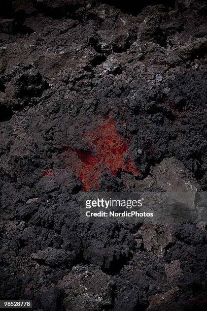 Volcanic activity takes place in the Fimmvorduhals area between the glaciers Eyjafjallajokull and Myrdalsjokull, approximately 125 km east of...
