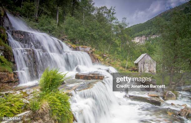 a shed with a view - shedd brook stock pictures, royalty-free photos & images