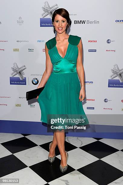 Mareile Hoeppner attends the 'Felix Burda Award' at hotel Adlon on April 18, 2010 in Berlin, Germany.