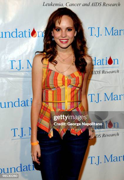 Meaghan Martin attends the 11th Annual T.J. Martell Foundation Family Day benefit on April 18, 2010 in New York City.