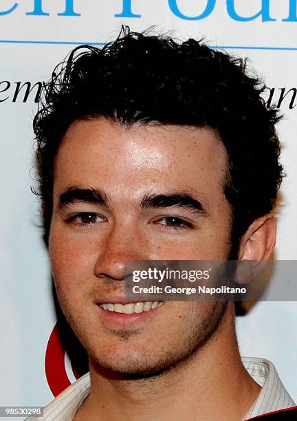 Kevin Jonas attends the 11th Annual T.J. Martell Foundation Family Day benefit on April 18, 2010 in New York City.