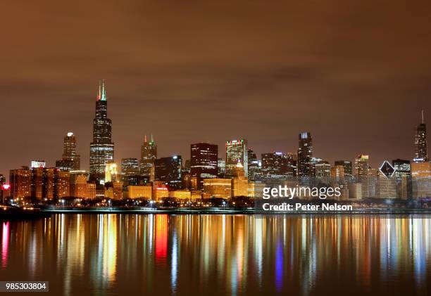 the chicago lakefront - peter nelson imagens e fotografias de stock