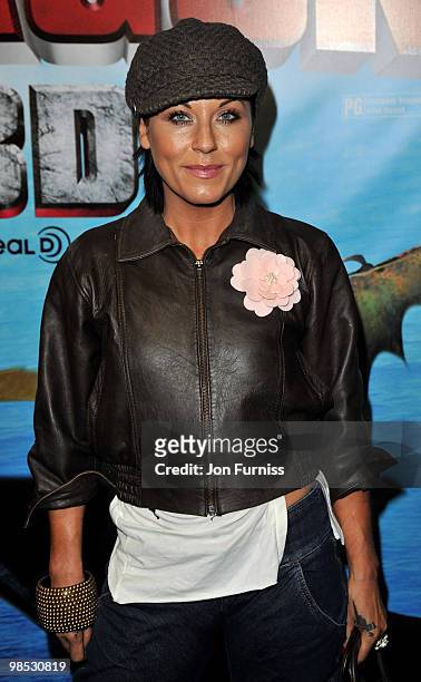 Jessie Wallace attends the gala screening of How To Train Your Dragon at Vue West End on March 28, 2010 in London, England.