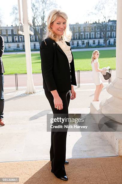 Giulia Constantini attends the private viewing of 'Phillips de Pury BRIC' at the Saatchi Gallery on April 17, 2010 in London, England.