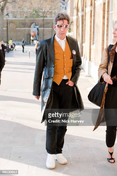 Duggie Fields attends the private viewing of 'Phillips de Pury BRIC' at the Saatchi Gallery on April 17, 2010 in London, England.