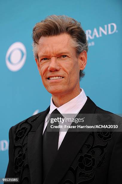 Musician Randy Travis arrives for the 45th Annual Academy of Country Music Awards at the MGM Grand Garden Arena on April 18, 2010 in Las Vegas,...