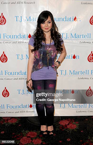 Anna Marie Cruz attends the 11th Annual T.J. Martell Foundation Family Day benefit on April 18, 2010 in New York City.