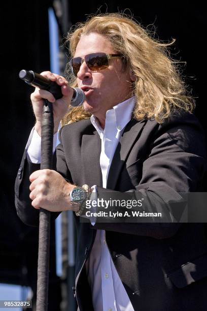 Ed Roland of Collective Soul performs at the Dow Live Earth Run for Water, an initiative to help combat the global water crisis, on April 18, 2010 in...