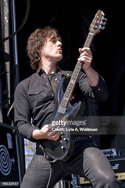 Joel Kosche of Collective Soul performs at the Dow Live Earth Run for Water, an initiative to help combat the global water crisis, on April 18, 2010...