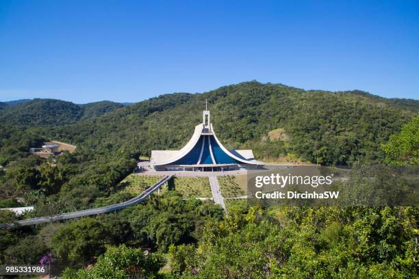 "madre paulina" sanctuary nova trento, santa catarina. - nova trento brazil fotografías e imágenes de stock