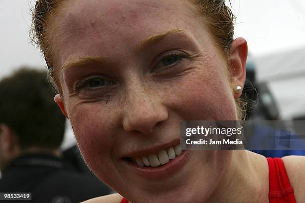 Paula Findlay of Cadana poses for a photograph during the ITU Triathlon World Cup 2010 at the Foundry Park on April 18, 2010 in Monterrey, Mexico.