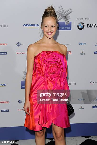 Actress Esther Seibt attends the 'Felix Burda Award' at hotel Adlon on April 18, 2010 in Berlin, Germany.