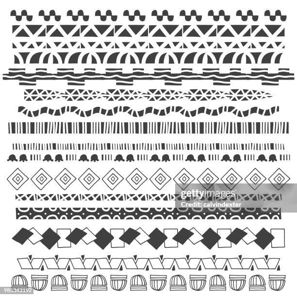 hand drawn dividers - rustic christmas stock illustrations