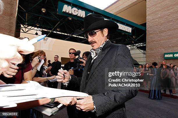 John Rich of Big and Rich arrive for the 45th Annual Academy of Country Music Awards at the MGM Grand Garden Arena on April 18, 2010 in Las Vegas,...