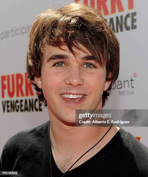 Actor Hutch Dano arrives at the premiere of Summit Entertainment and Participant Media's "Furry Vengeance" at the Bruin Theatre on April 18, 2010 in...