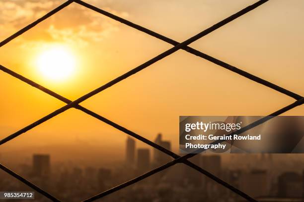 mexico city through there railings - geraint rowland 個照片及圖片檔